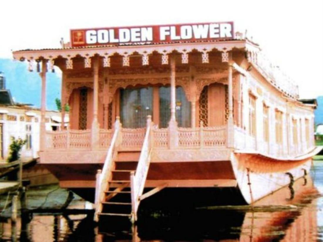 Hotel Golden Flower Heritage Houseboat Nagin Bagh Exteriér fotografie